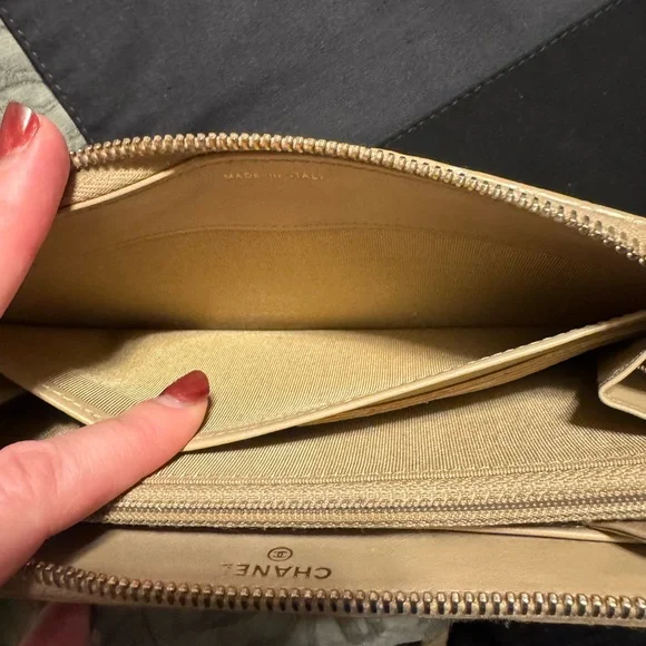 Chanel python zipper wallet - Picture 8 of 8